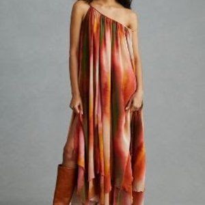 NWT Anthropologie MISA One-Shoulder Dress XS